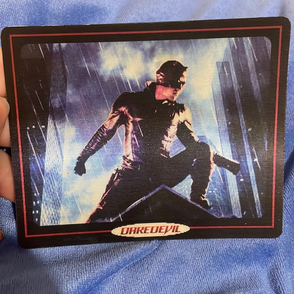 Daredevil Promo Card Kraft Snack Box Insert